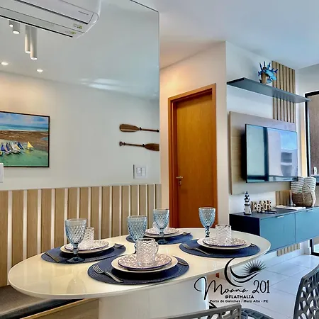 Flat 2 quartos em Muro Alto - Malia Beach Experience 201C-2